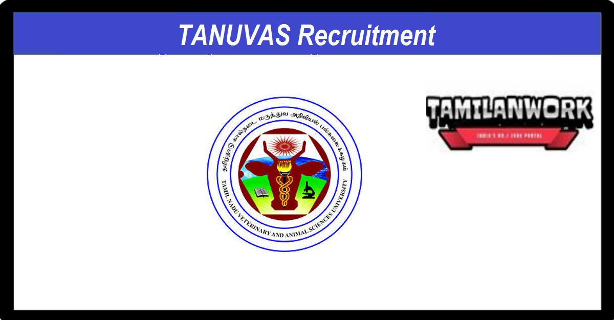 TANUVAS Recruitment 2023 Apply Farm Manager Posts