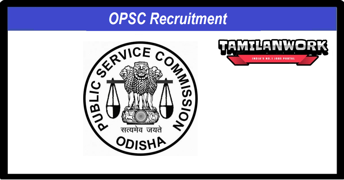 OPSC Recruitment