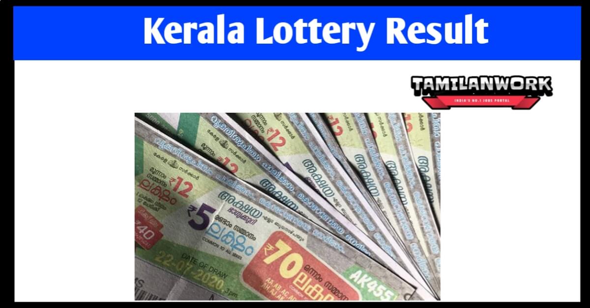 Kerala Lottery Result 6.7.2021