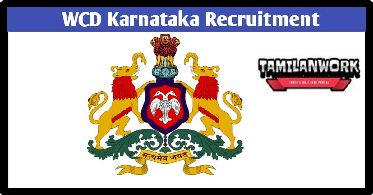 WCD Karnataka Anganwadi Recruitment