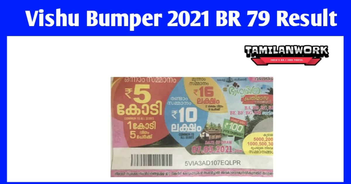 Kerala Lottery Result 22.7.2021