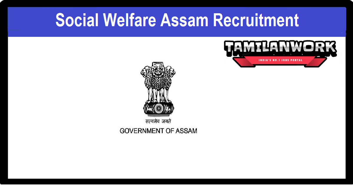 Social Welfare Department Assam Recruitment