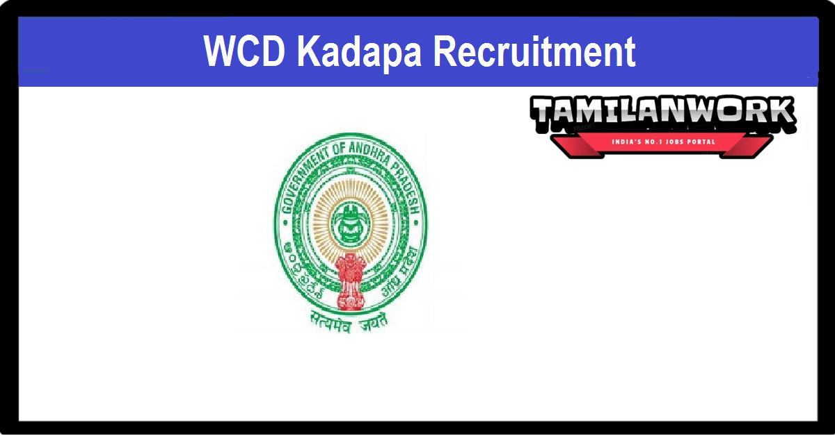 WCD Kadapa Recruitment