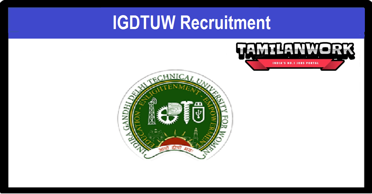 IGDTUW Recruitment