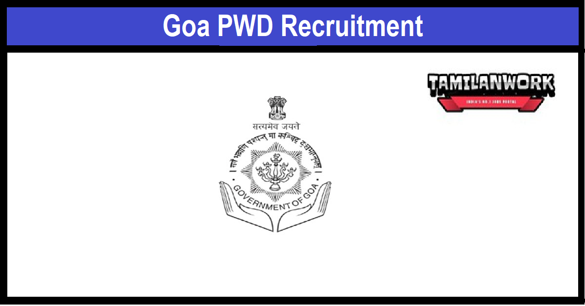 Goa PWD Recruitment