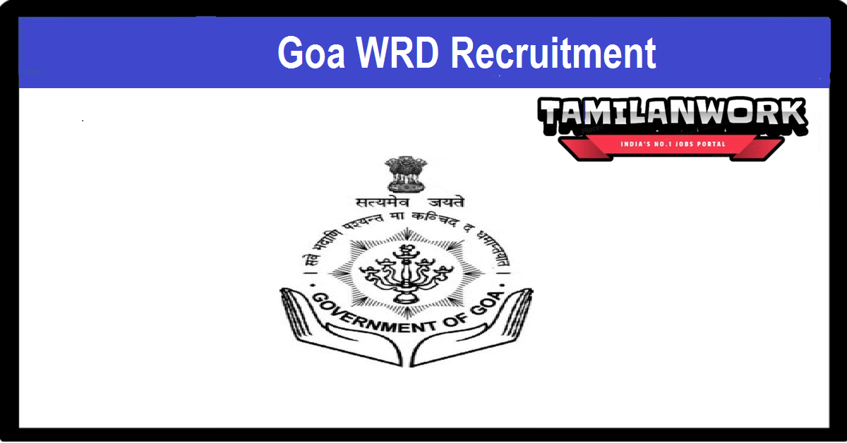 Goa WRD Recruitment