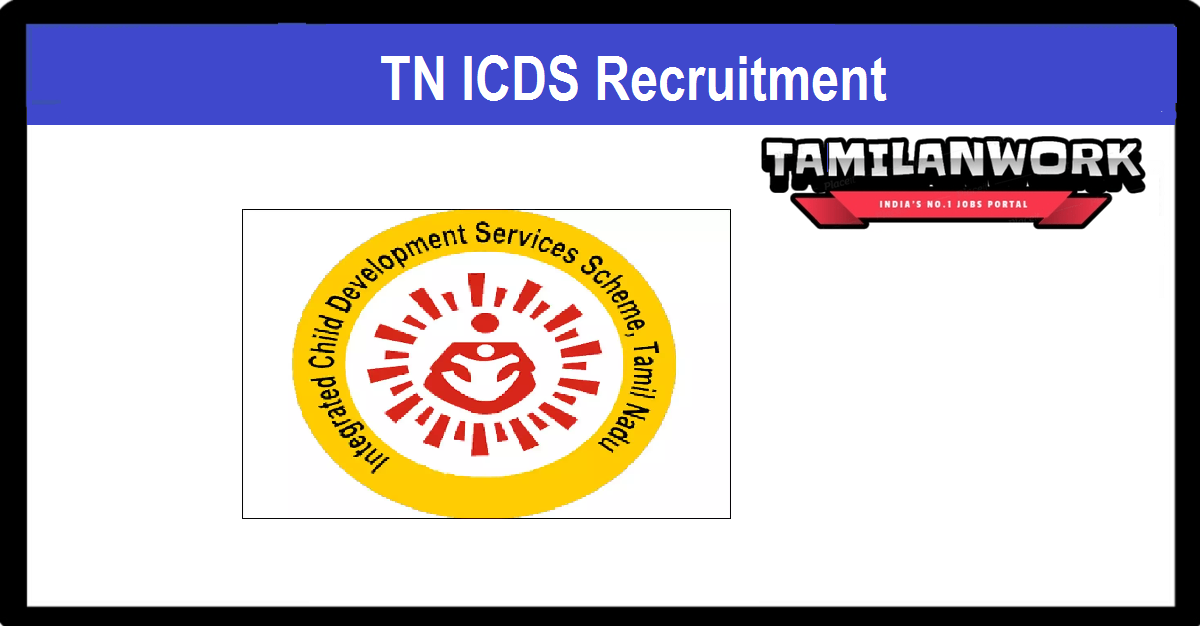 TN ICDS Recruitment