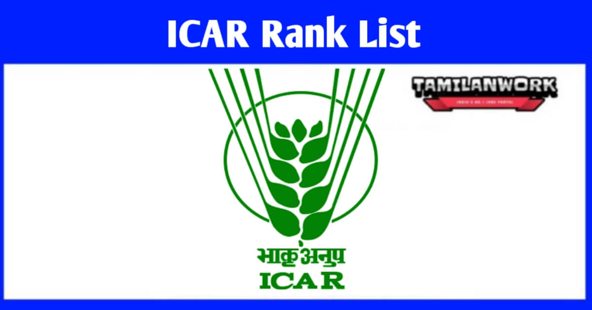 ICAR Rank List 2021