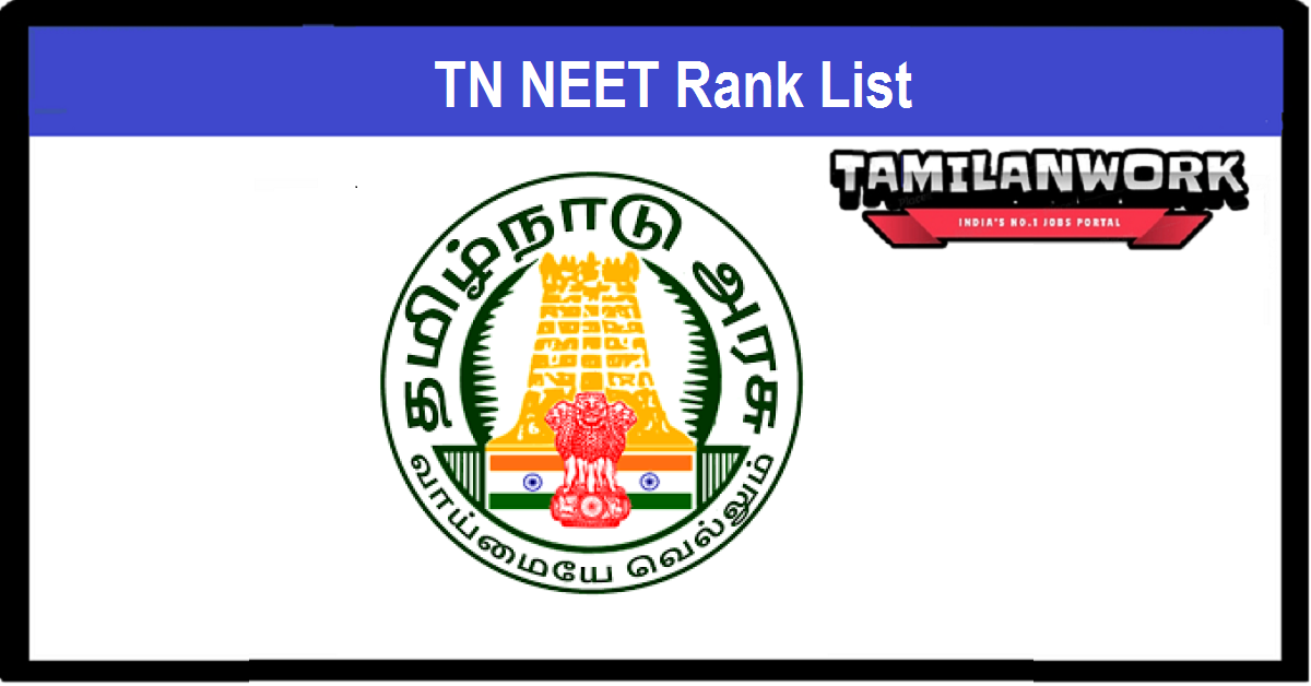 TN NEET Rank List 2023