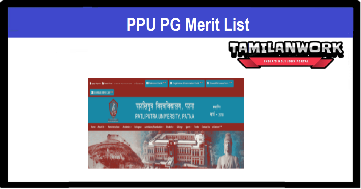 PPU PG Merit List 2022