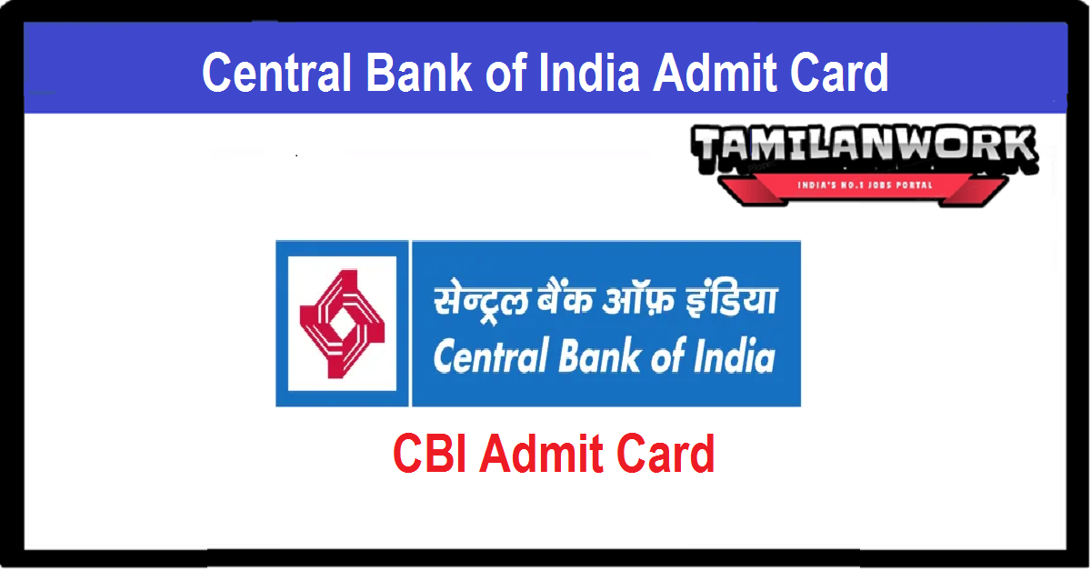 Central Bank of India SO Admit Card 2022