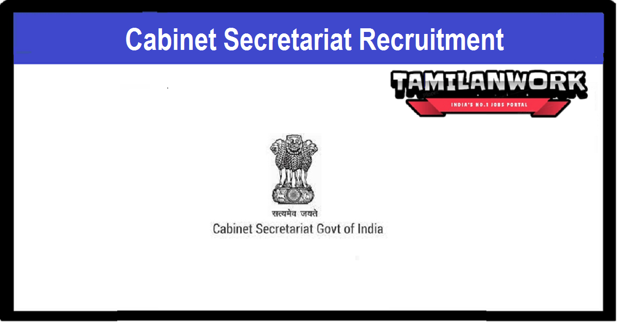 Cabinet Secretariat Recruitment