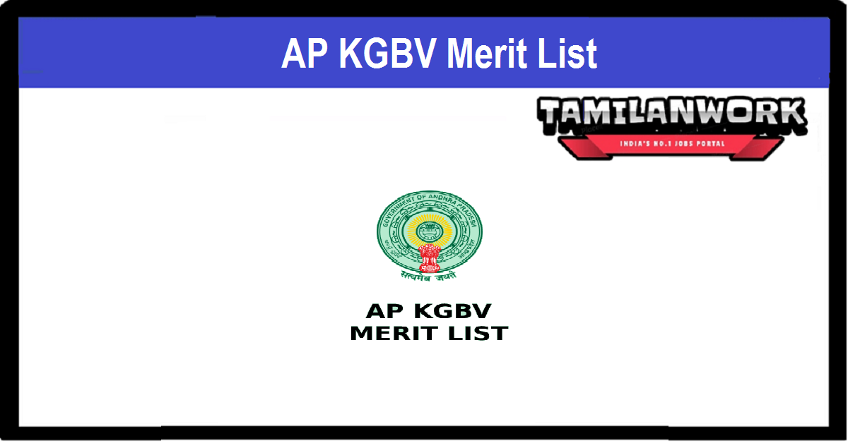 AP KGBV Merit List 