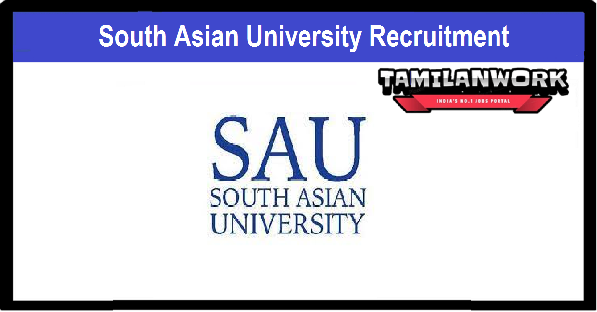 South Asian University Recruitment