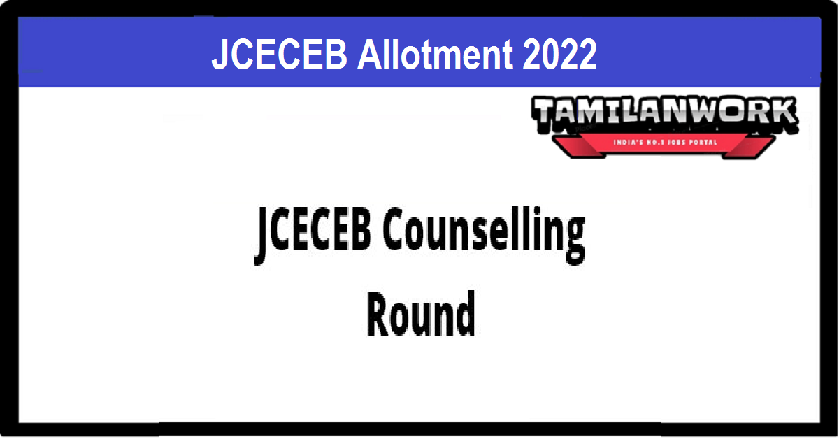 JCECEB Nursing Allotment 2022