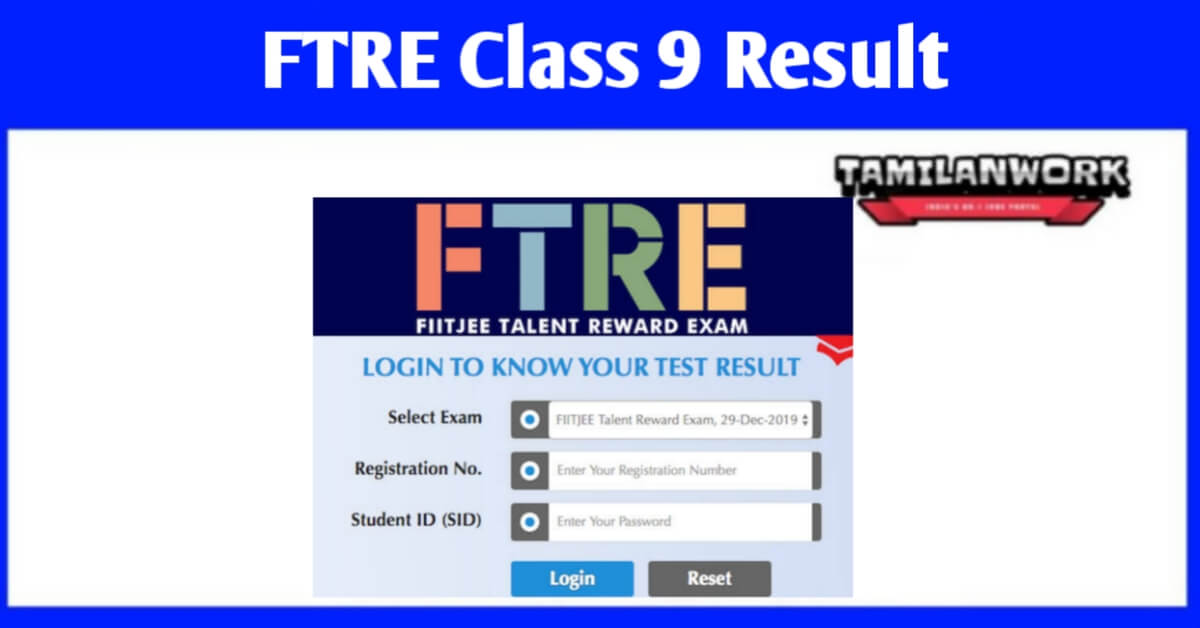 FTRE Class 9th Result 2022