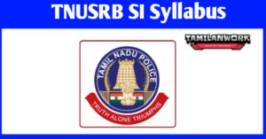 TNUSRB SI Syllabus 2022