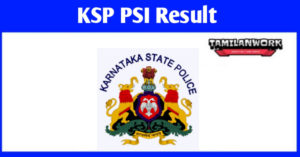KSP PSI Result 2022