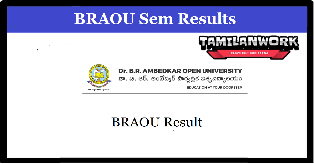 Braou 1st Sem Result