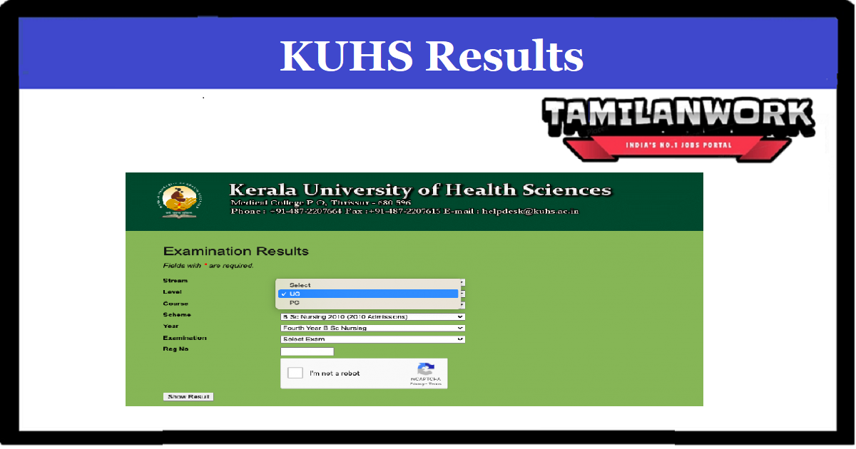 KUHS Part 1 Result