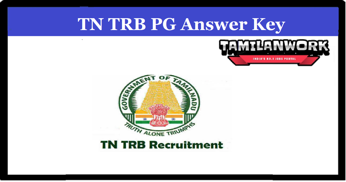 TN TRB PG Assistant Answer Key
