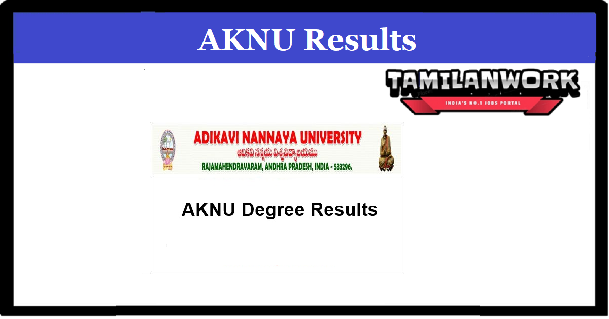 AKNU Degree 1st Sem Result