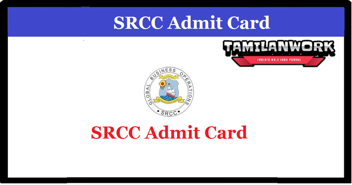 SRCC GBO Admit Card 2022
