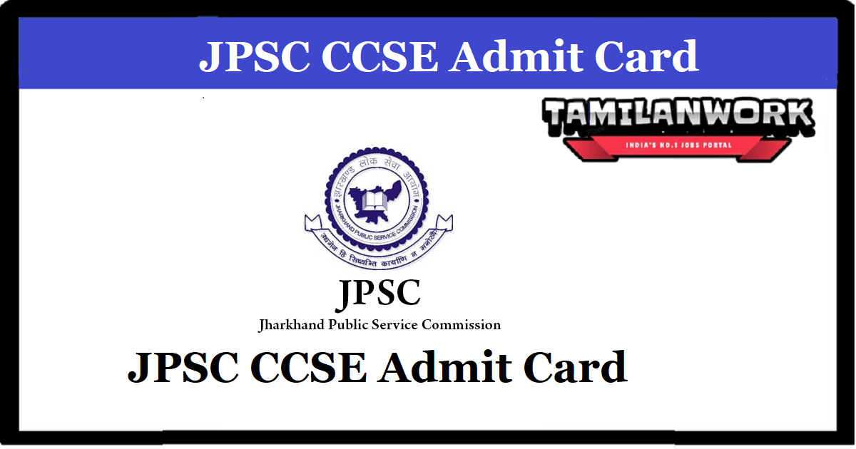 JPSC Combined Civil Services Exam Admit Card 2022