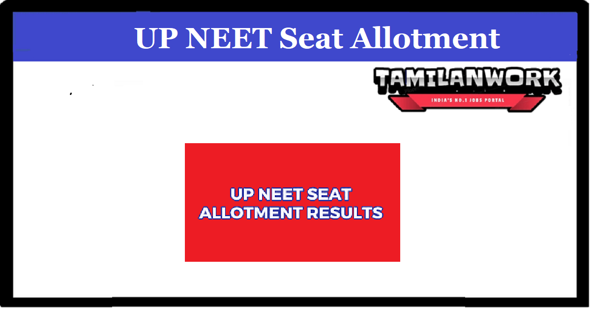 UP NEET 1st Round Seat Allotment Result 2022