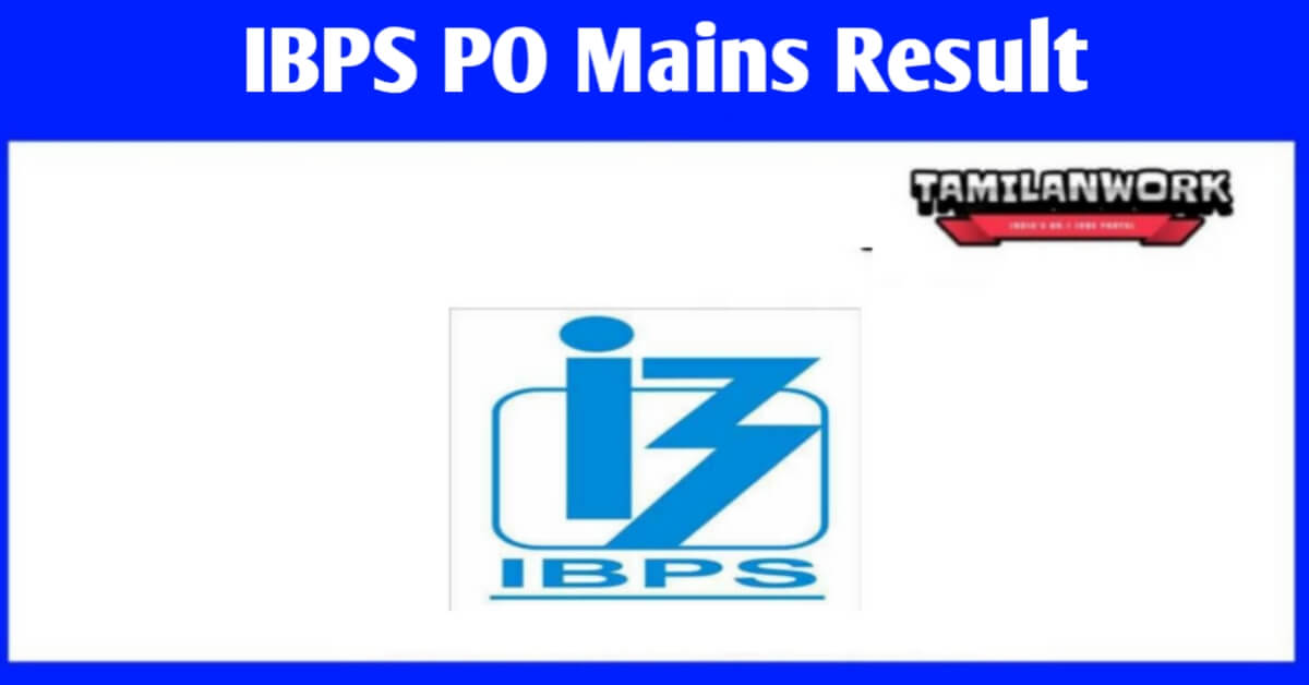 IBPS PO Mains Result 2022