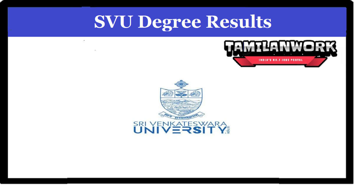 SVU Degree 1st Sem Result 2022