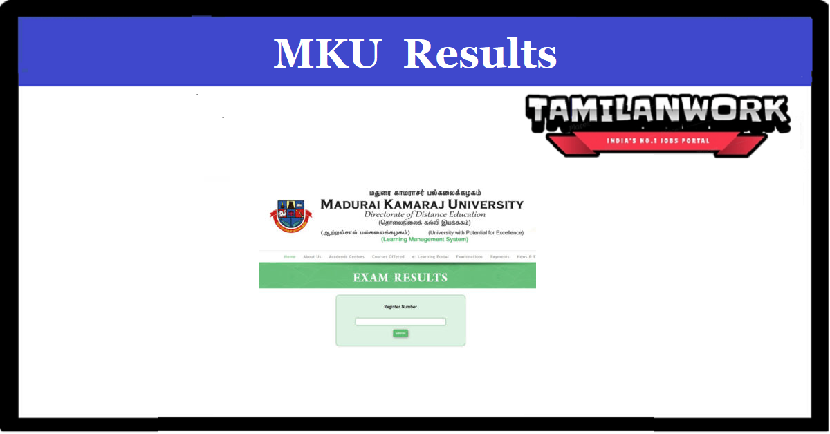 MKU UG PG Result