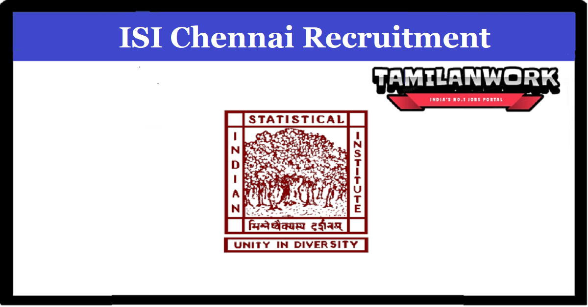 ISI Chennai Recruitment