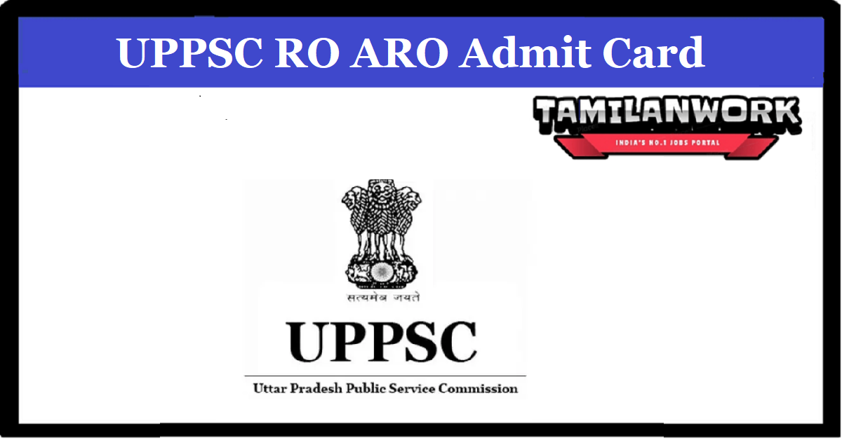 UPPSC RO ARO Admit Card 2022