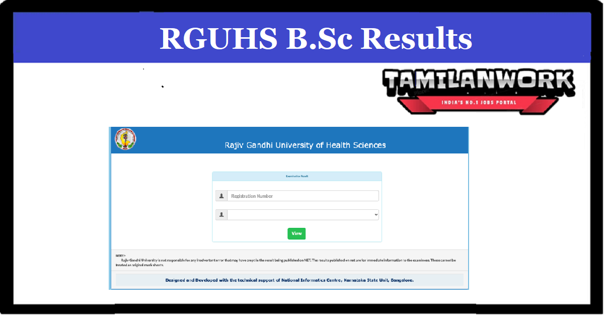 RGUHS B.Sc Nursing Result 2022