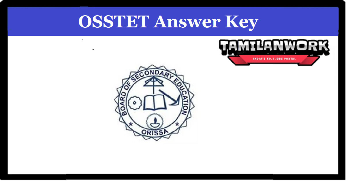 OSSTET Answer Key 2022