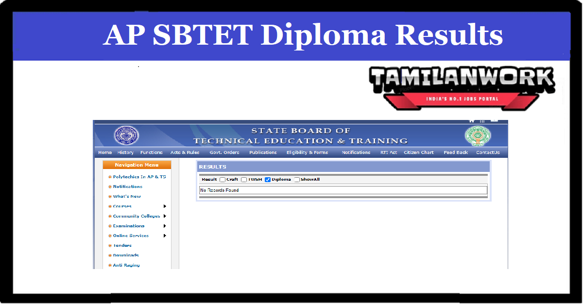 AP SBTET Diploma C20 Result