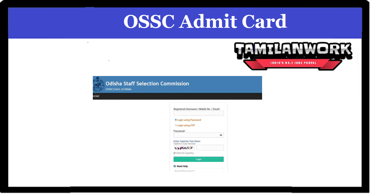 OSSC WEO Interview Call Letter