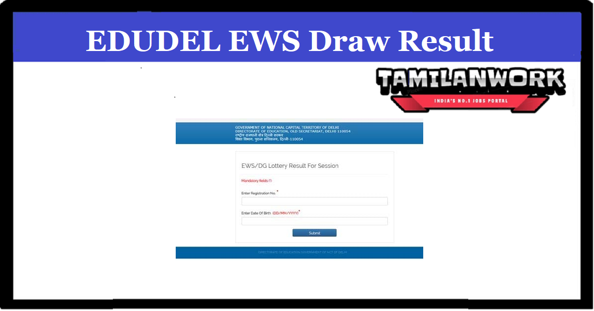 EDUDEL EWS Draw Results 2022