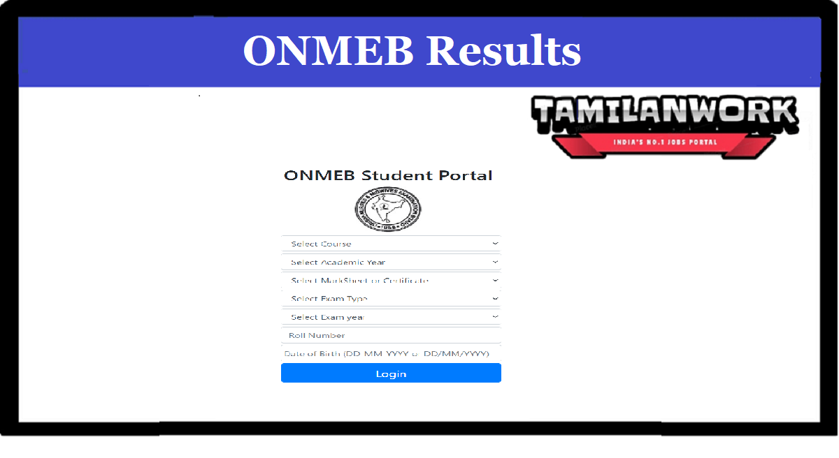ONMEB ANM GNM Result