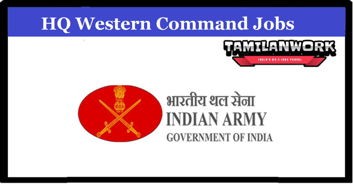 Western Command Recruitment 