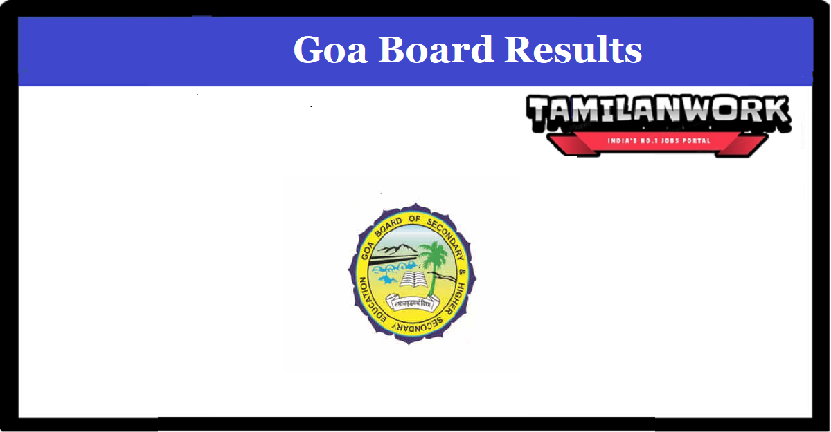 Goa Board 12th April Result 2022