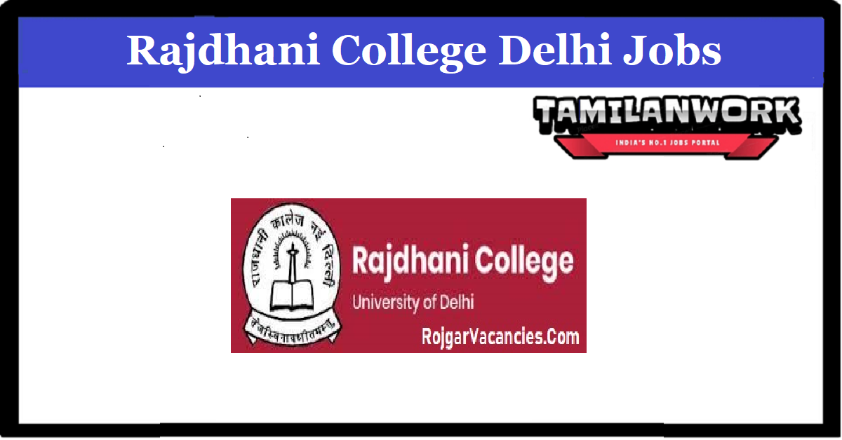 Rajdhani College Delhi Recruitment