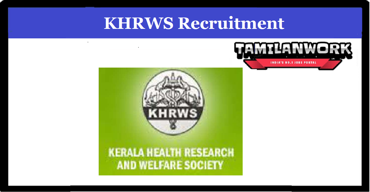 KHRWS Recruitment