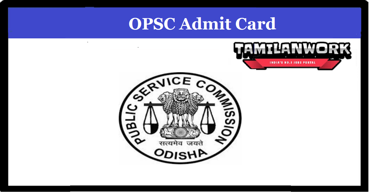 OPSC Geologist Admit Card