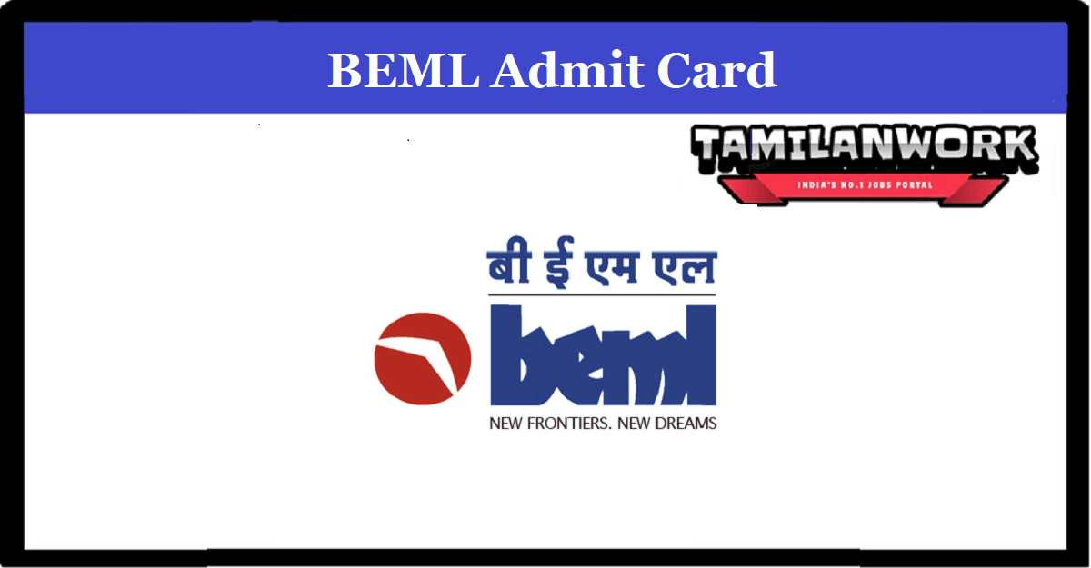 BEML Management Trainee Admit Card