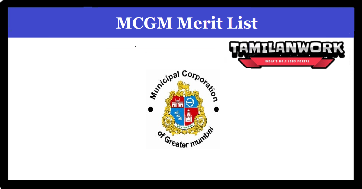 MCGM GNM Merit List 2022