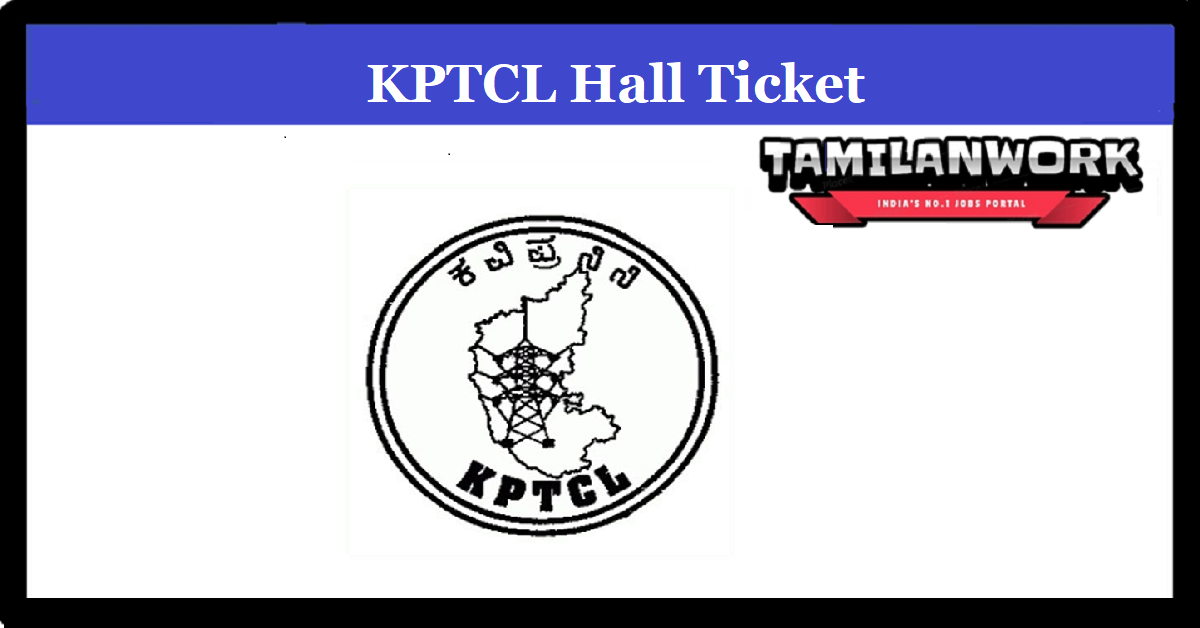 KPTCL Hall Ticket