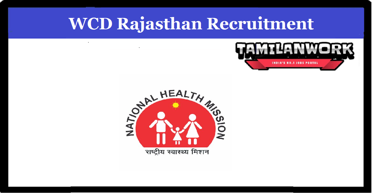 WCD Rajasthan Recruitment