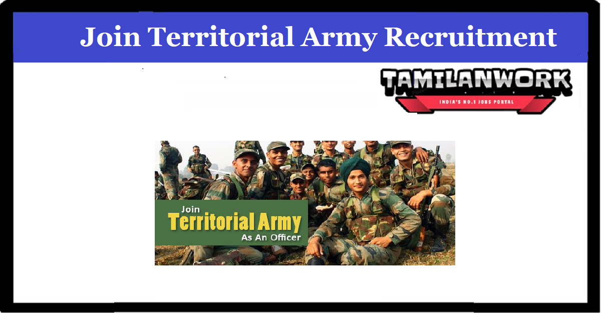 Join Territorial Army Recruitment